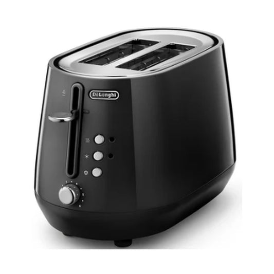 DeLonghi Eclettica 2 Slice Electric Toaster: Black CTY2103.BK