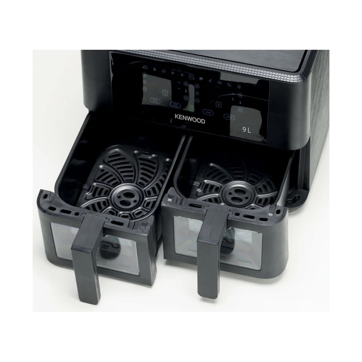 Kenwood Air Fryer 4.5L + 4.5L = 9L Dual Basket - With Window HFG95.000BK