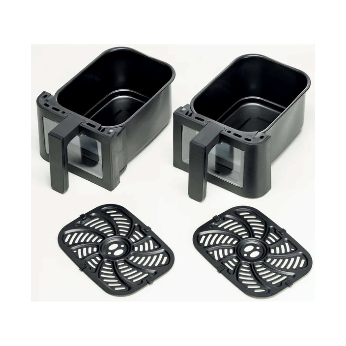 Kenwood Air Fryer 4.5L + 4.5L = 9L Dual Basket - With Window HFG95.000BK