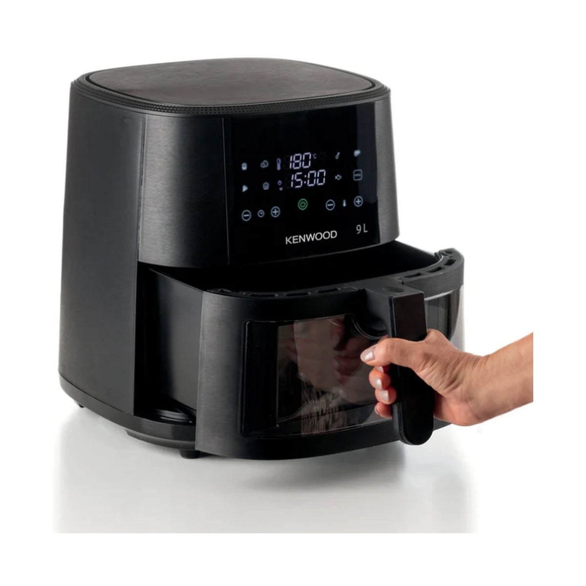 Kenwood Air Fryer 9L Single Basket - With Window HFG92.000BK