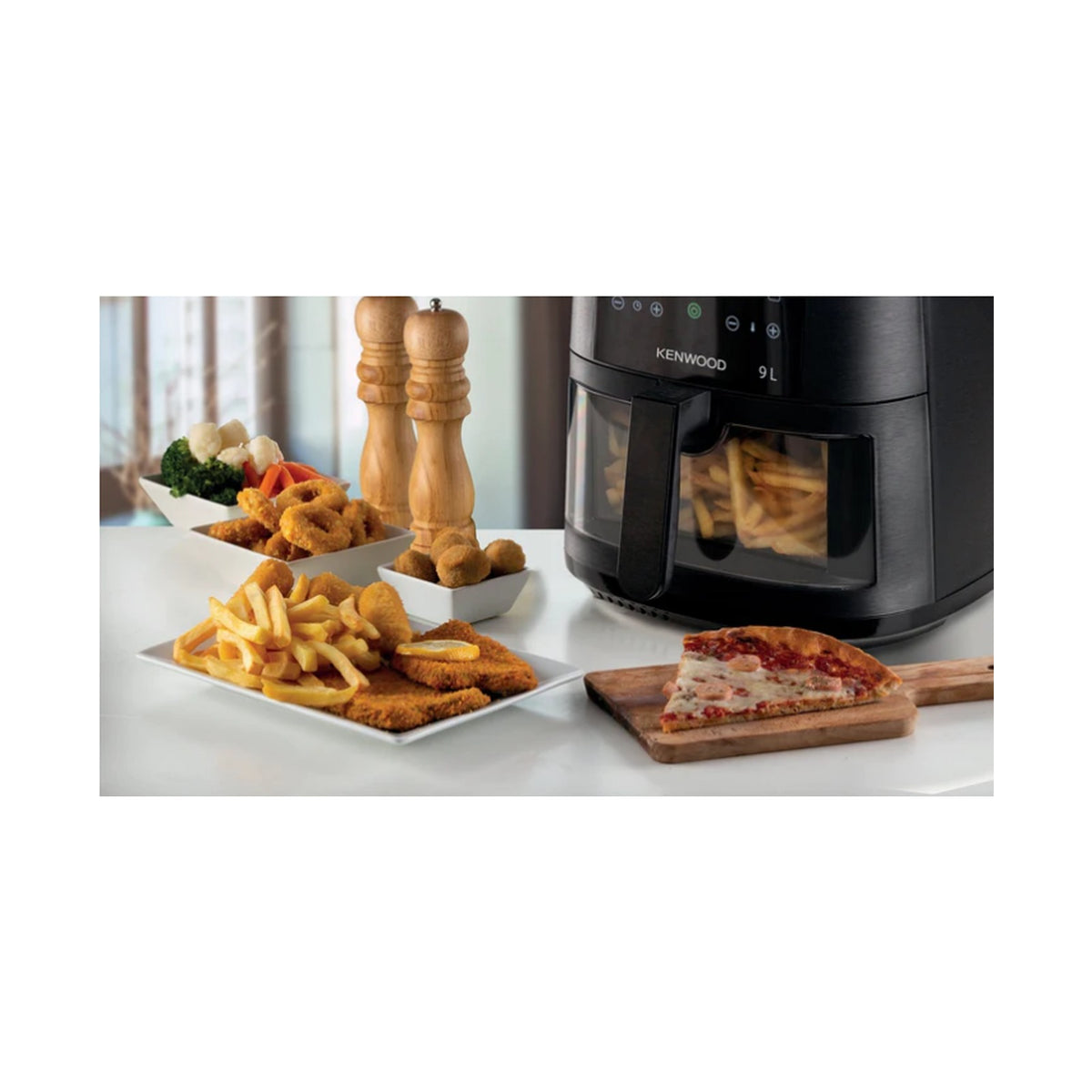 Kenwood Air Fryer 9L Single Basket - With Window HFG92.000BK