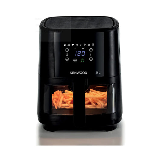 Kenwood Air Fryer 6L Single Basket - With Window HFG60.000BK