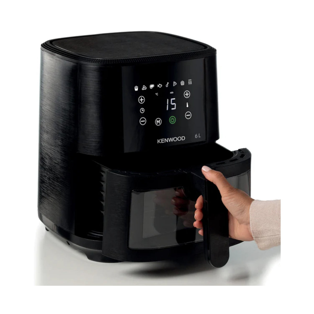 Kenwood Air Fryer 6L Single Basket - With Window HFG60.000BK