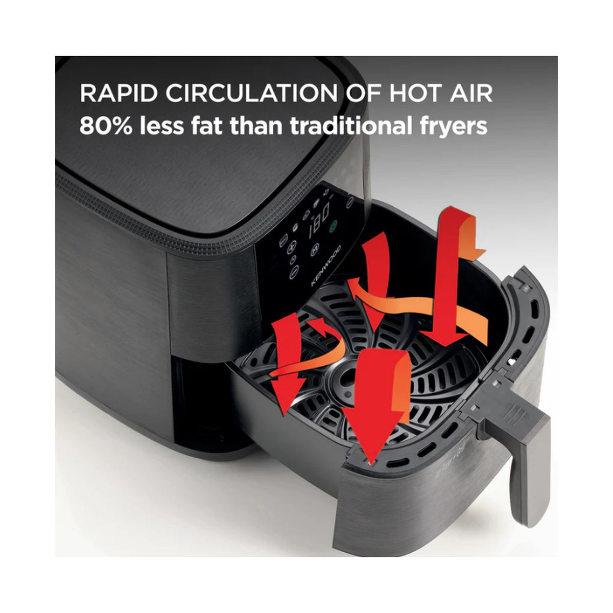 Kenwood Air Fryer 6L Single Basket HFP60.000BK