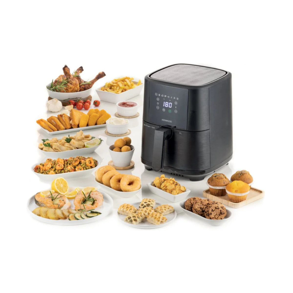 Kenwood Air Fryer 6L Single Basket HFP60.000BK