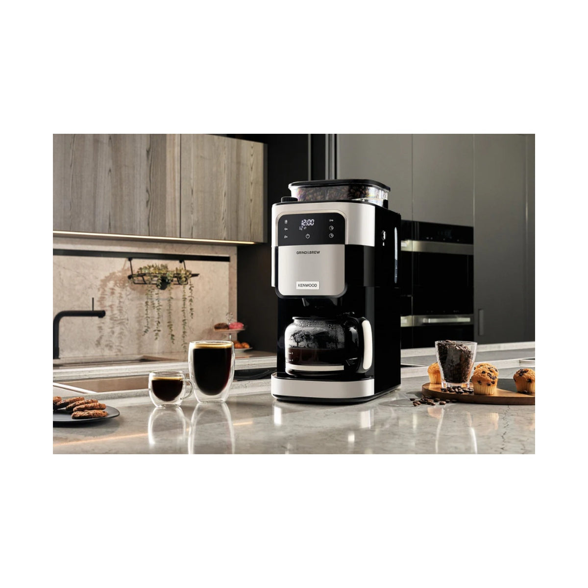 Kenwood Grind and Brew Drip Coffee Machine CMM40.000BM