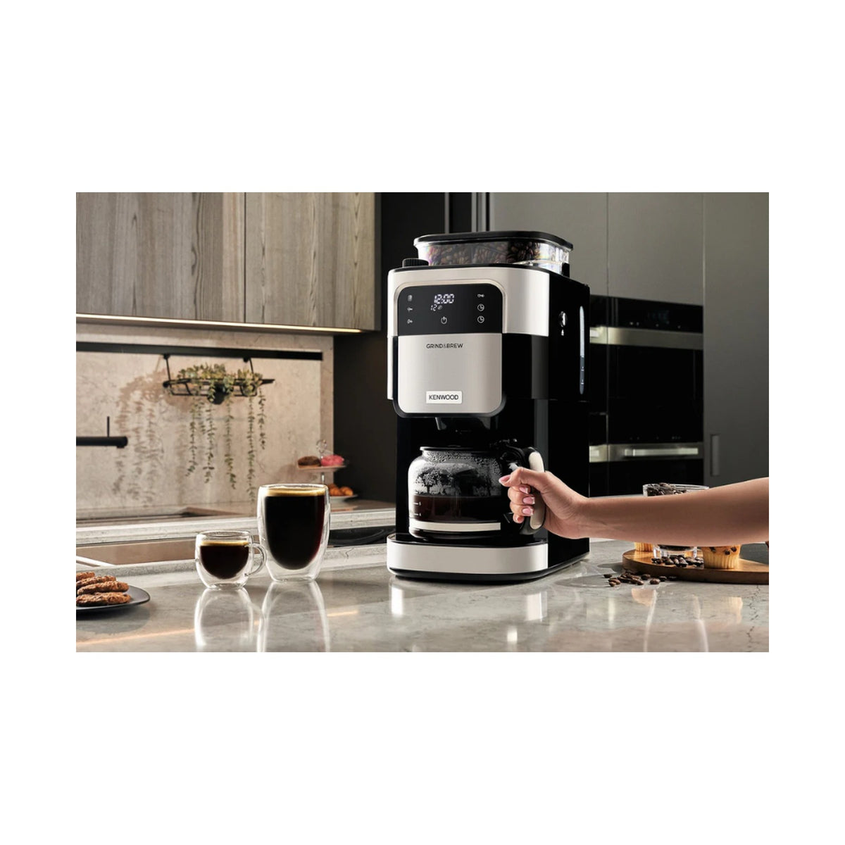 Kenwood Grind and Brew Drip Coffee Machine CMM40.000BM