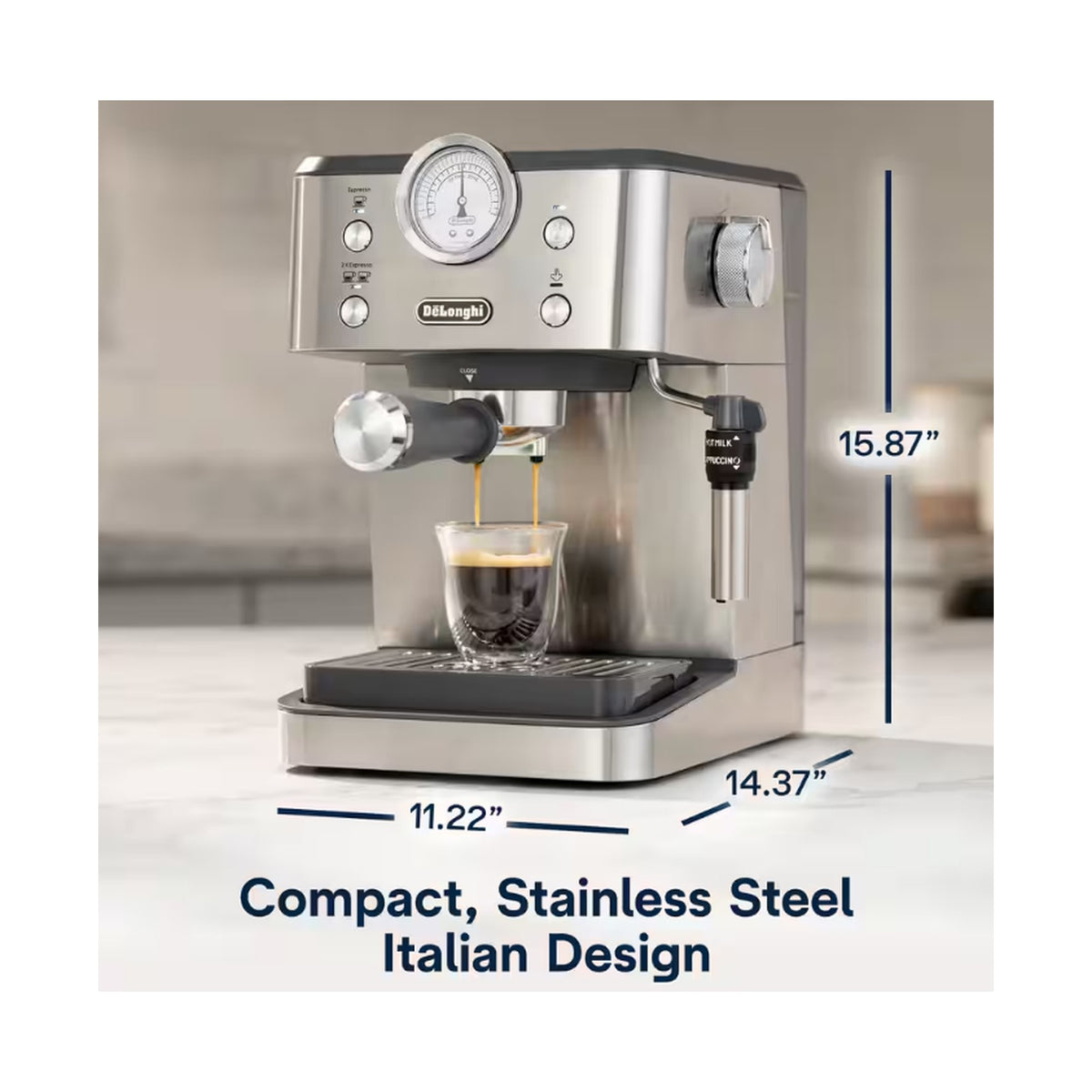 DeLonghi Linea Classic Espresso Machine EM450.M 