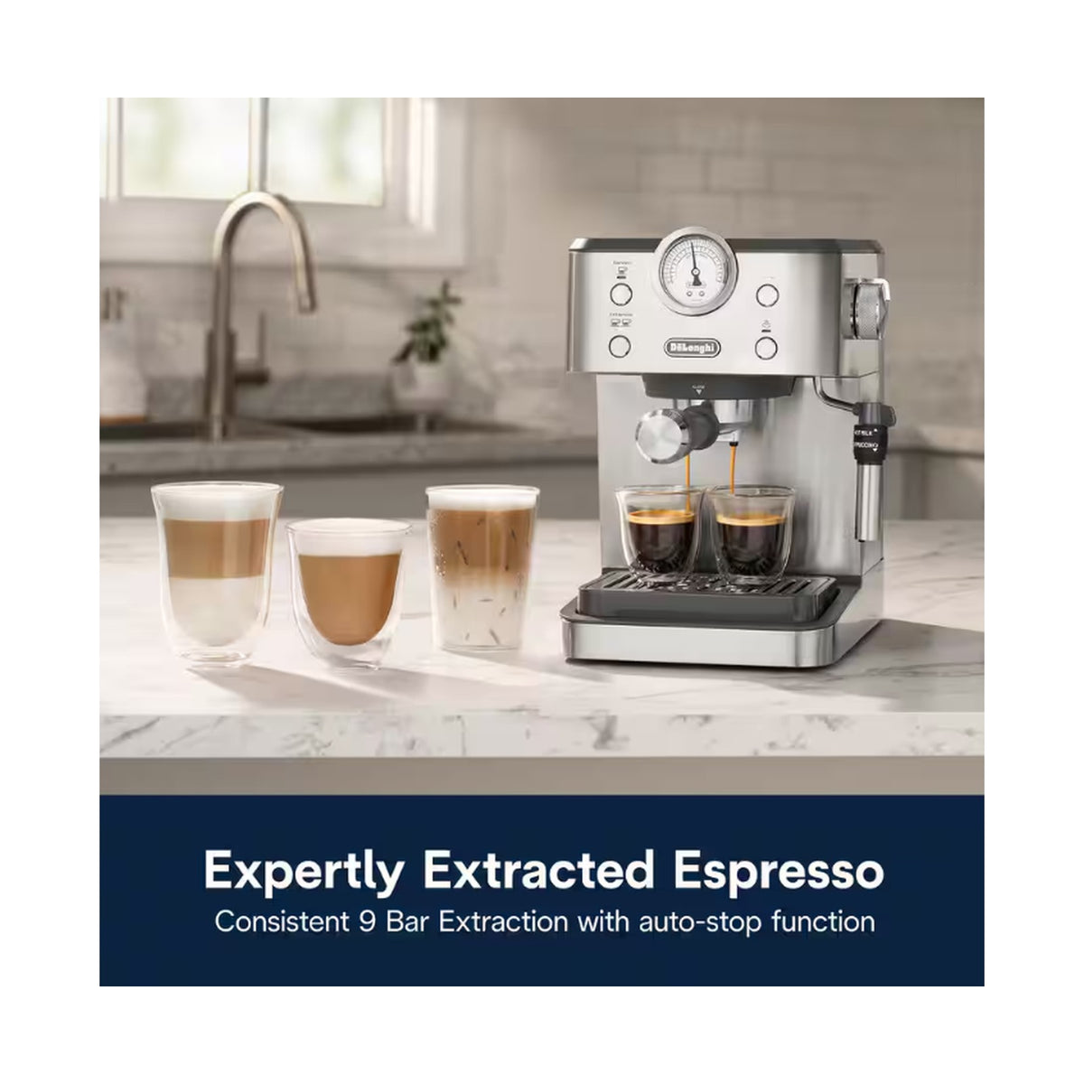 DeLonghi Linea Classic Espresso Machine EM450.M 