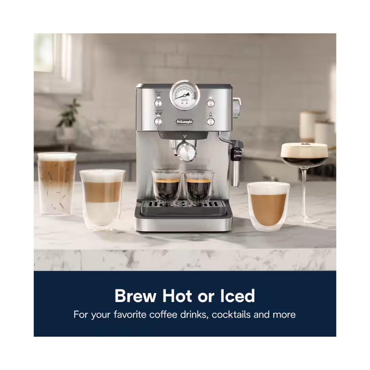 DeLonghi Linea Classic Espresso Machine EM450.M 