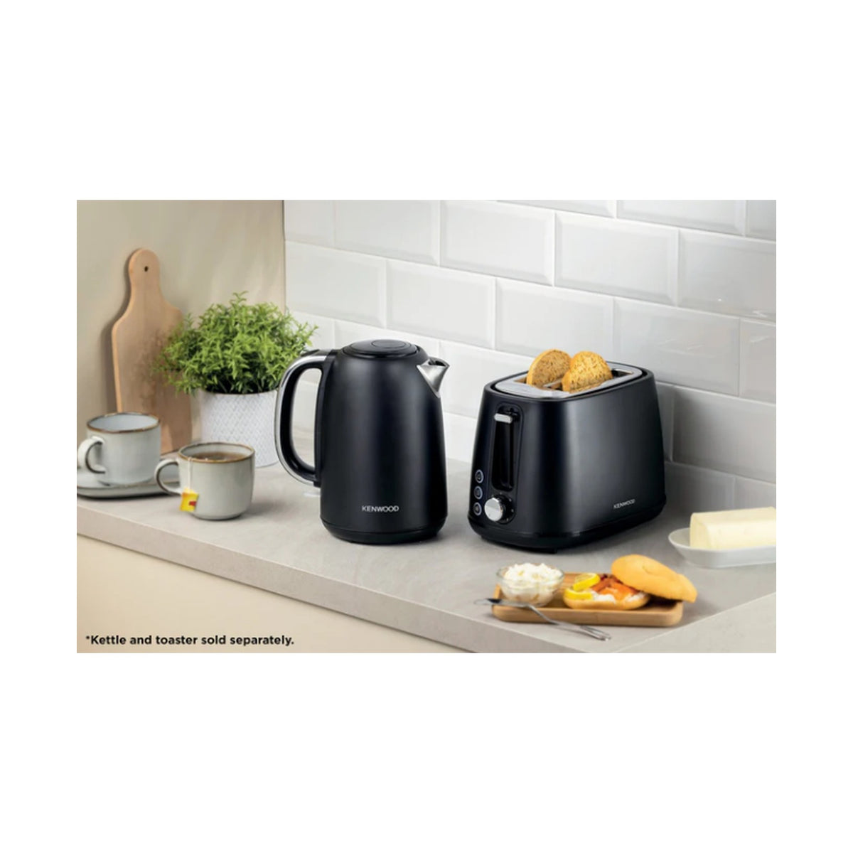 Kenwood Elementa Stainless Steel Electric Kettle - Matt Black ZJM37.000BK 