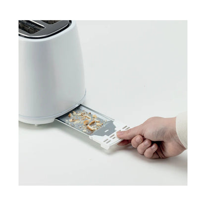 Kenwood Elementa Stainless Steel Electric 2 Slice Toaster - Matt White TCM37.000WH