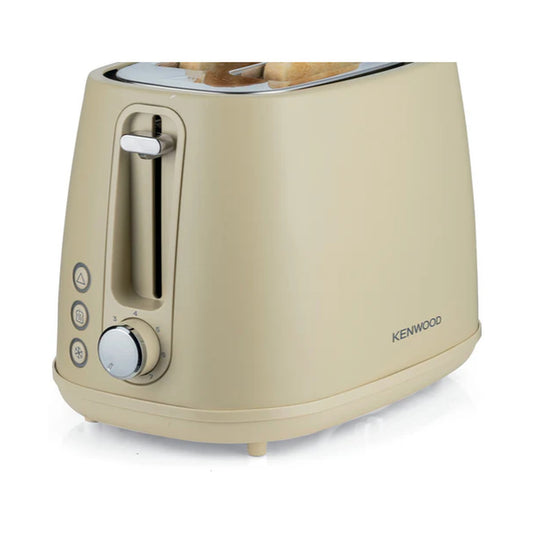 Kenwood Elementa Stainless Steel Electric 2 Slice Toaster - Matt Champagne TCM37.000CP