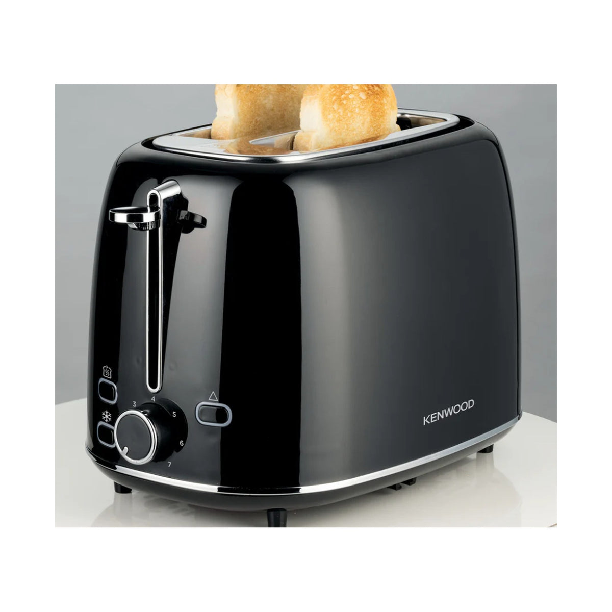 Kenwood Eterna Plastic Electric 2 Slice Toaster - Glossy Black TCP31.000BK