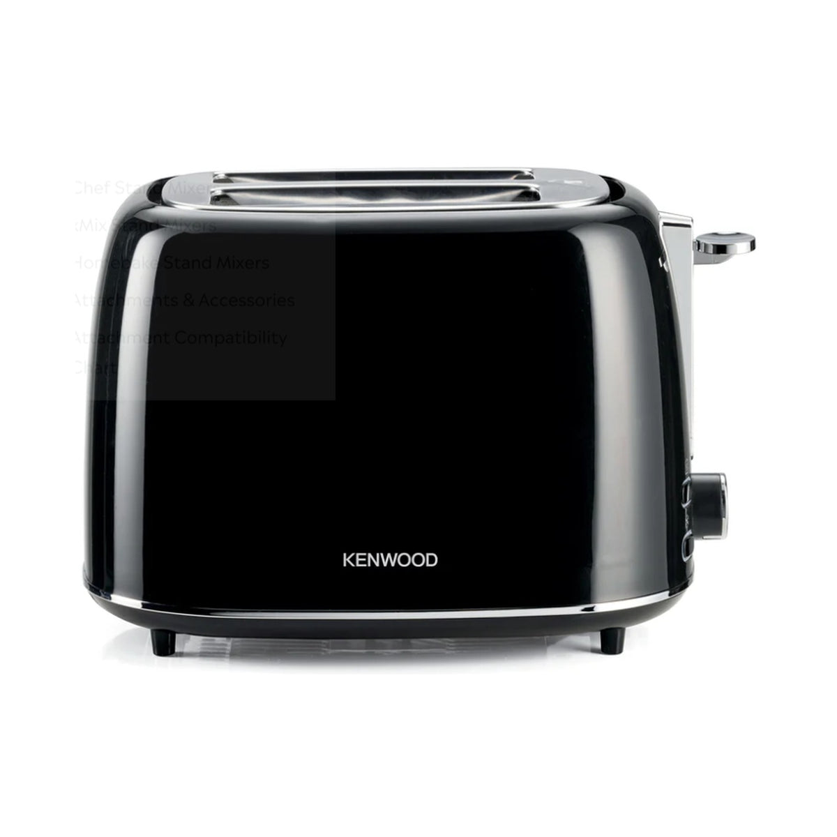 Kenwood Eterna Plastic Electric 2 Slice Toaster - Glossy Black TCP31.000BK