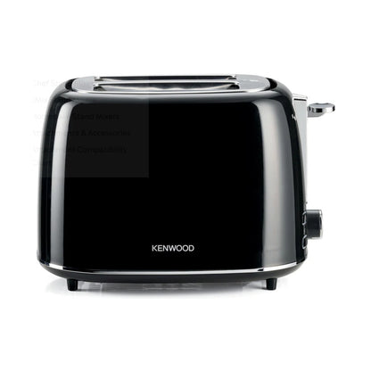 Kenwood Eterna Plastic Electric 2 Slice Toaster - Glossy Black TCP31.000BK
