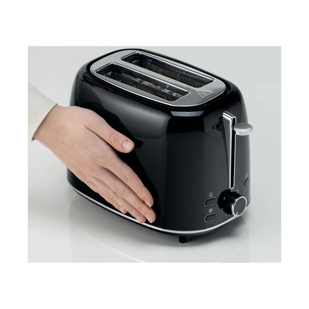 Kenwood Eterna Plastic Electric 2 Slice Toaster - Glossy Black TCP31.000BK