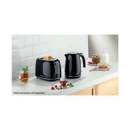 Kenwood Eterna Plastic Electric 2 Slice Toaster - Glossy Black TCP31.000BK