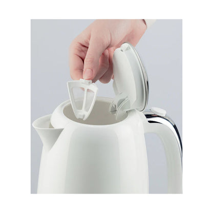 Kenwood Eterna Plastic Electric Kettle - Glossy White ZJP31.000WH