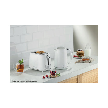 Kenwood Eterna Plastic Electric 2 Slice Toaster - Glossy White TCP31.000WH