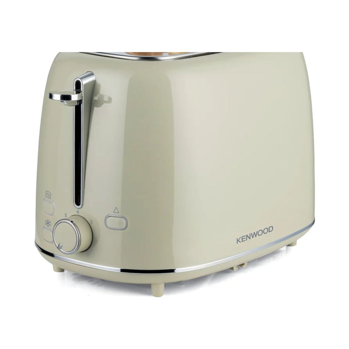 Kenwood Eterna Plastic Electric 2 Slice Toaster - Glossy Beige TCP31.000BG