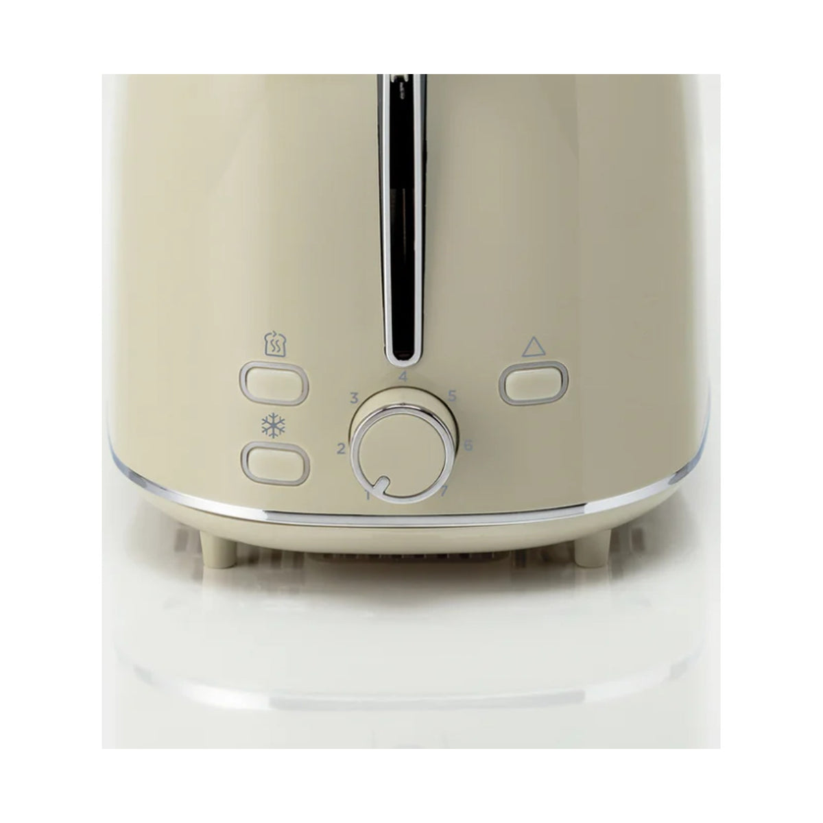 Kenwood Eterna Plastic Electric 2 Slice Toaster - Glossy Beige TCP31.000BG