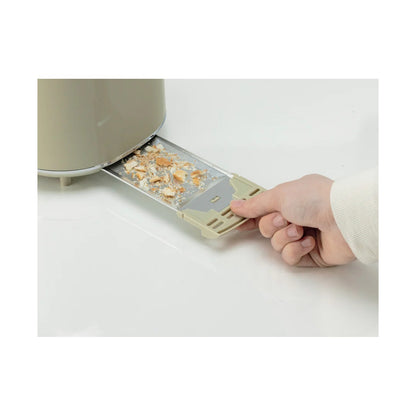 Kenwood Eterna Plastic Electric 2 Slice Toaster - Glossy Beige TCP31.000BG