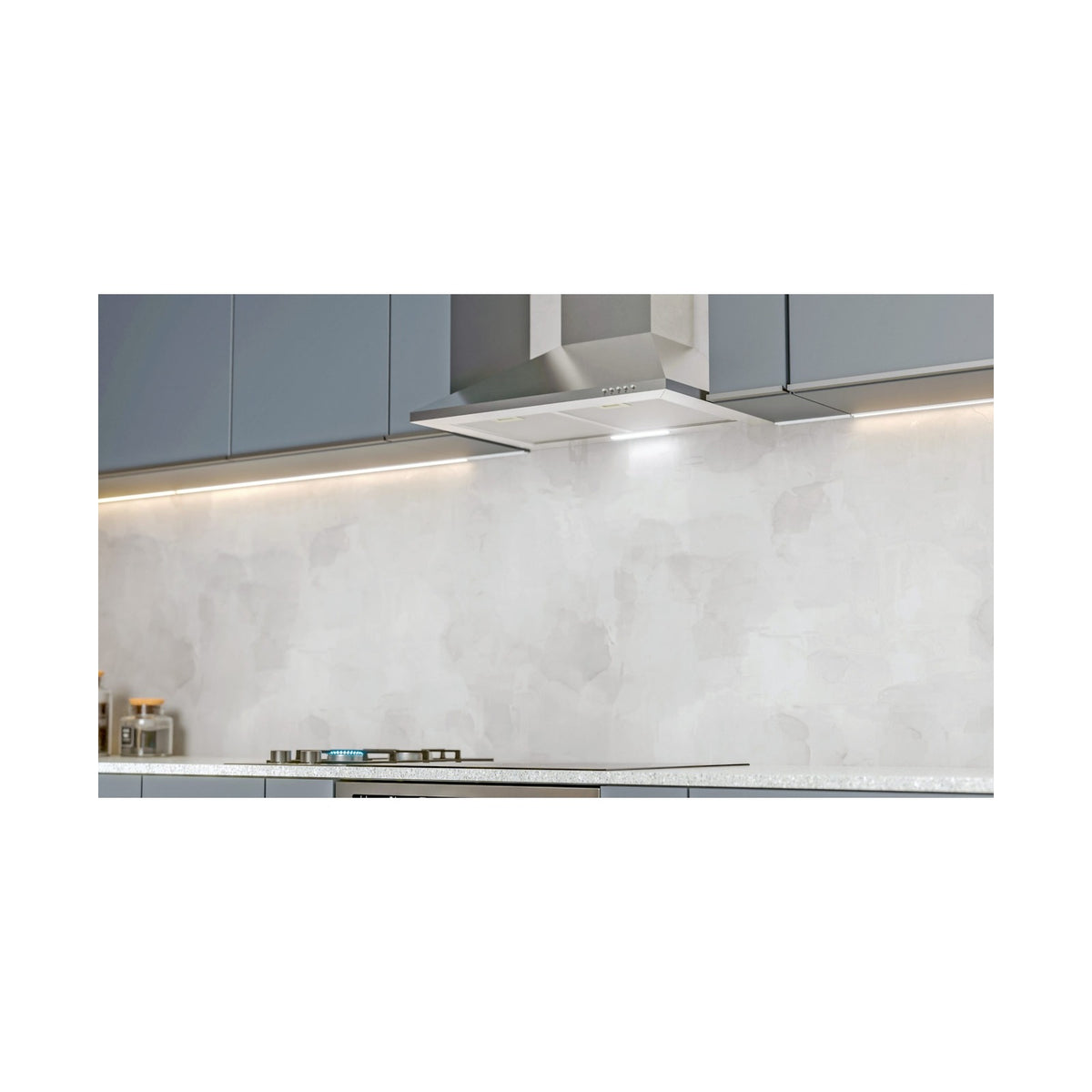 Falco  60cm Pyramid Type Stainless Steel Chimney Extractor FAL-60-210