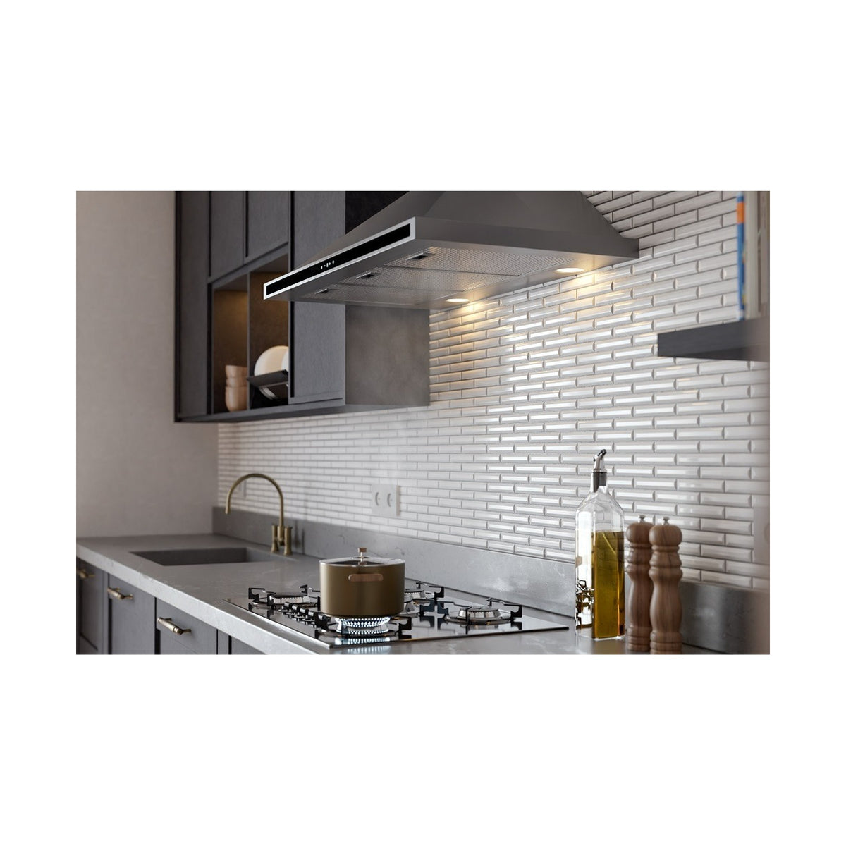 Falco  90cm Chimney Stainless Steel Extractor AR-90-303