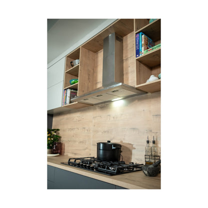 Falco  90cm Pyramid Type Stainless Steel Chimney Extractor FAL-90-210