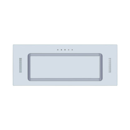 Falco  90cm Fully Integrated White Glass Extractor FAL-90-BIG
