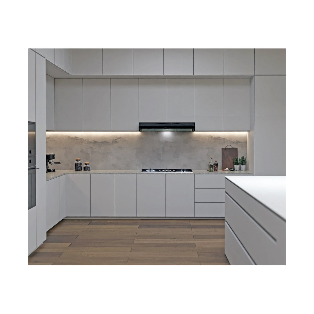 Falco  90cm Cookerhood Black LED FAL-90-MH10BLL