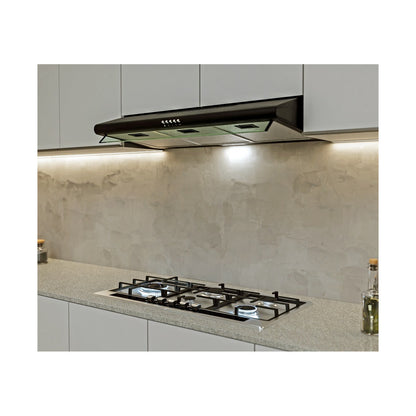 Falco  90cm Cookerhood Black LED FAL-90-MH10BLL