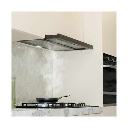 Falco  90cm Slide Out Black Extractor Fan FAL-90-T62ST-B