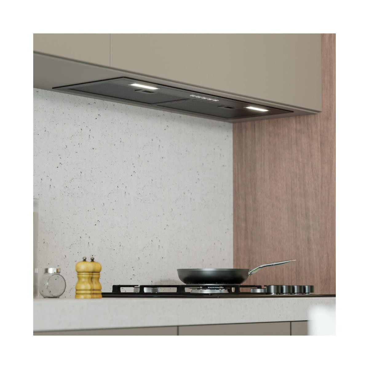 Falco  85cm Fully Integrated Black Extractor FAL-85-BISB