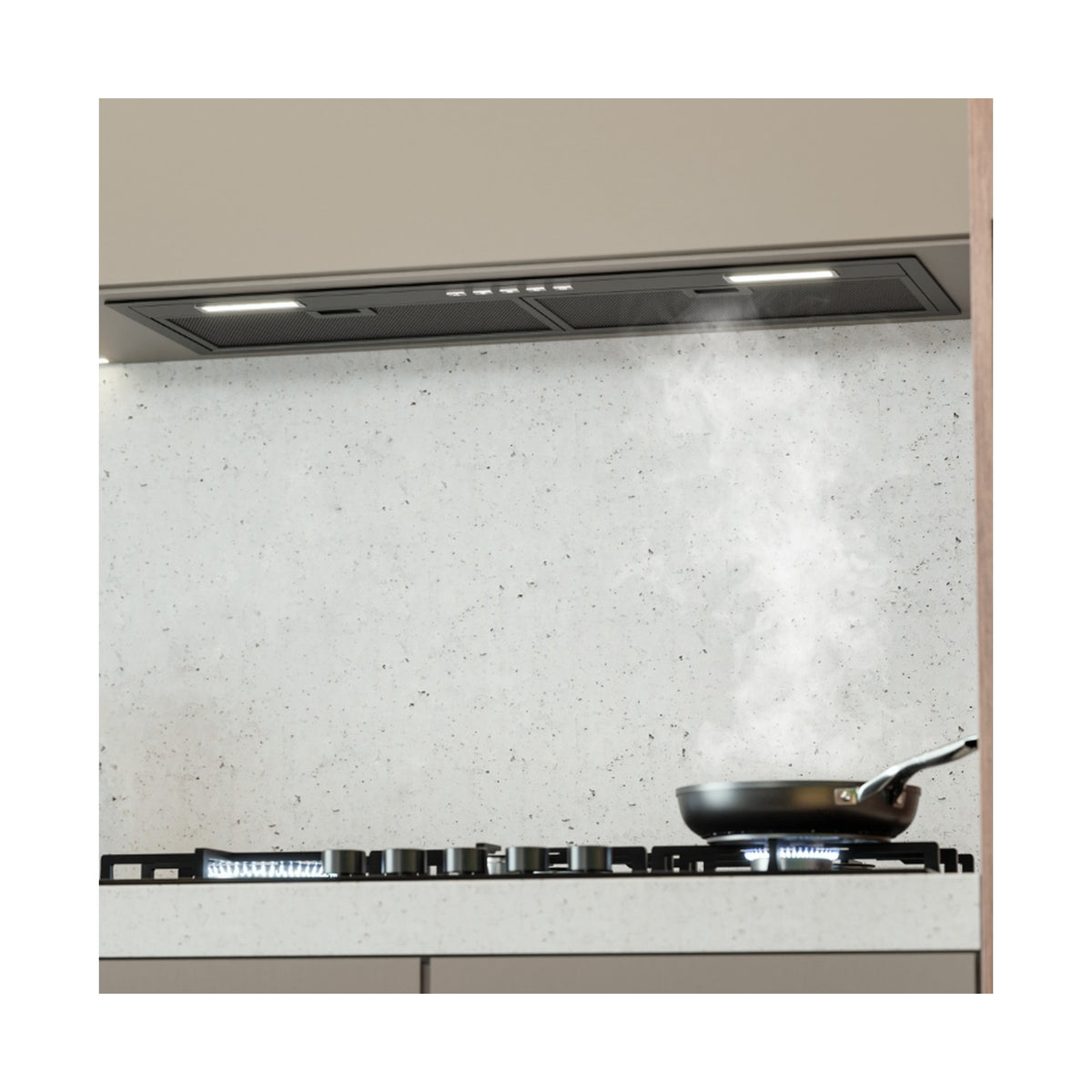 Falco  85cm Fully Integrated Black Extractor FAL-85-BISB