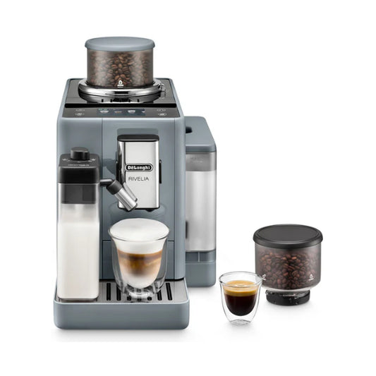 DeLonghi Rivelia Bean to Cup Coffee Machine Pebble Grey EXAM440.55.GY