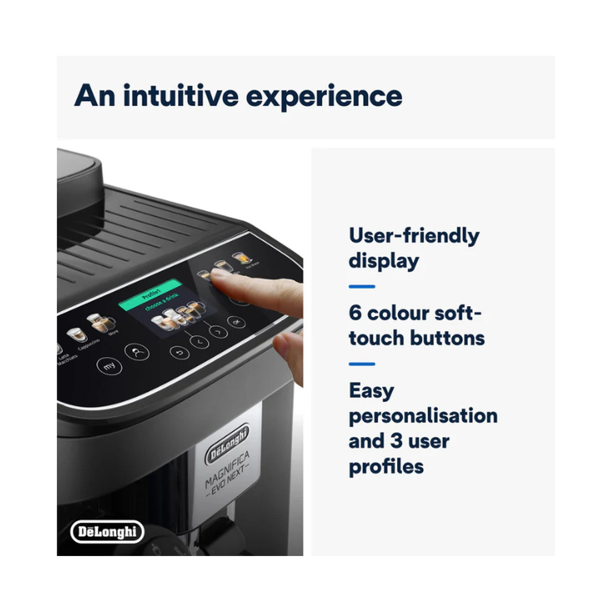 DeLonghi Magnifica Evo Next Bean to Cup Coffee Machine ECAM310.60.GB