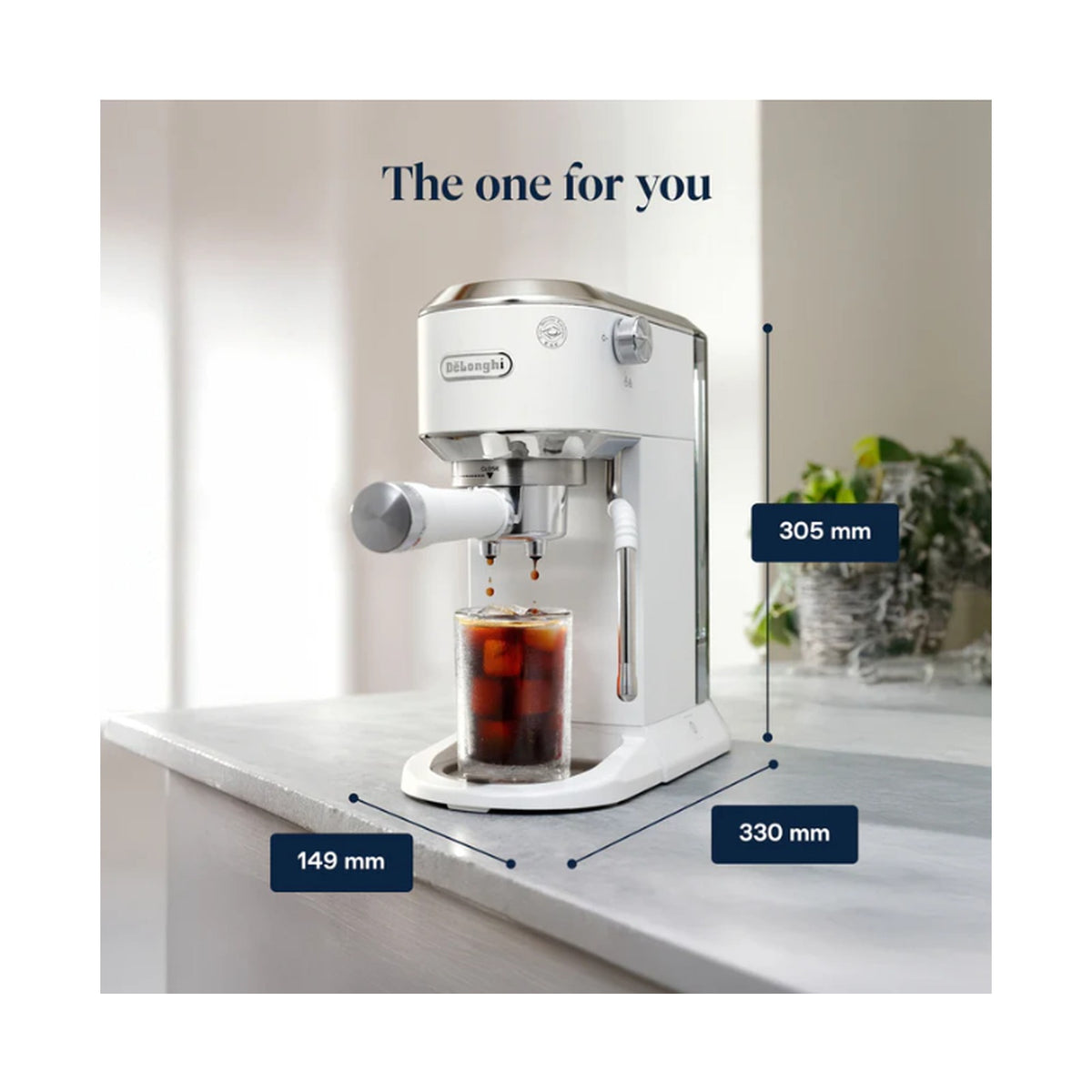 DeLonghi Dedica Duo White Harmony EC890.WI