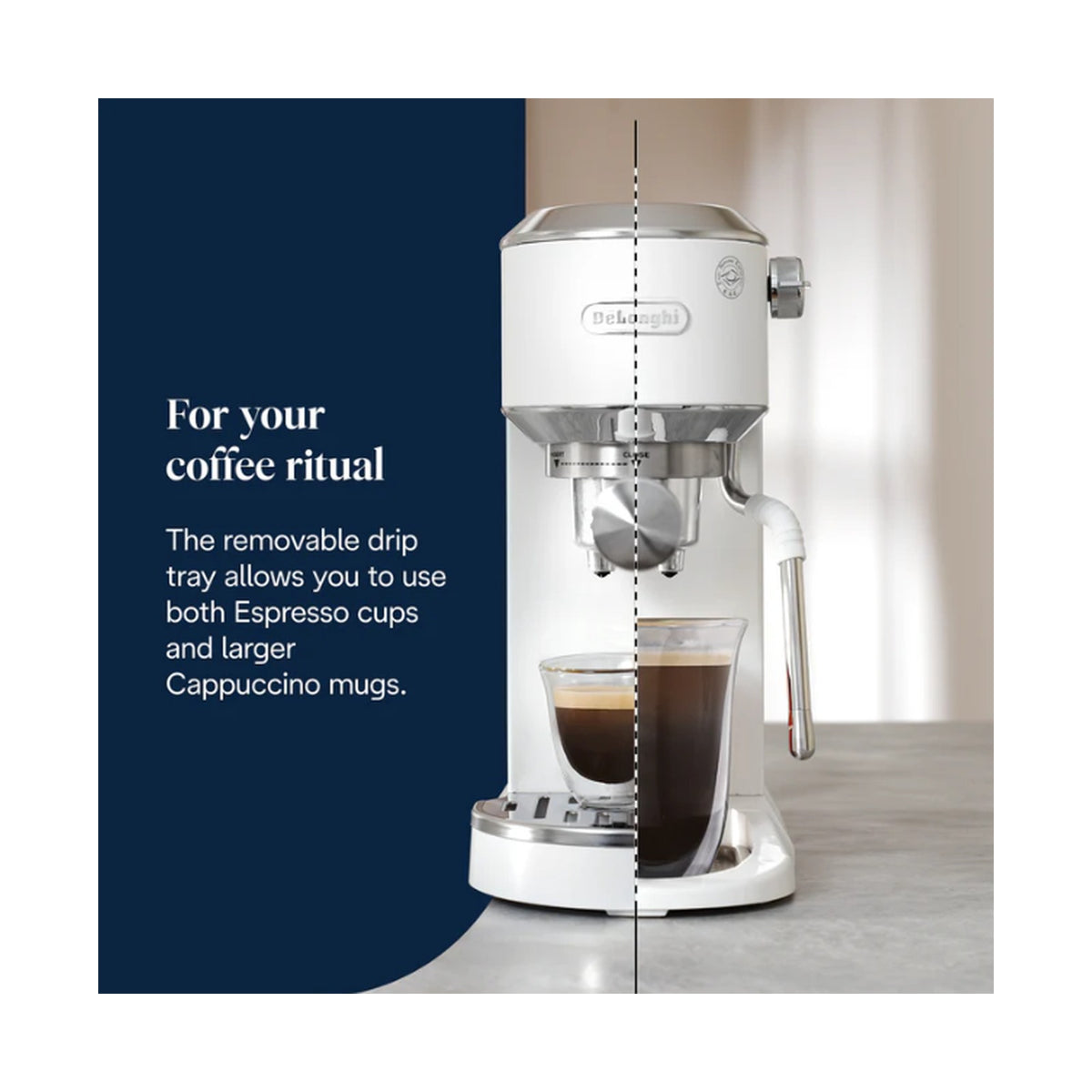 DeLonghi Dedica Duo White Harmony EC890.WI