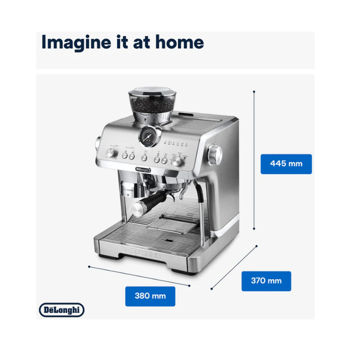 DeLonghi La Specialista Opera Manual Pump Espresso Machine EC9555.M