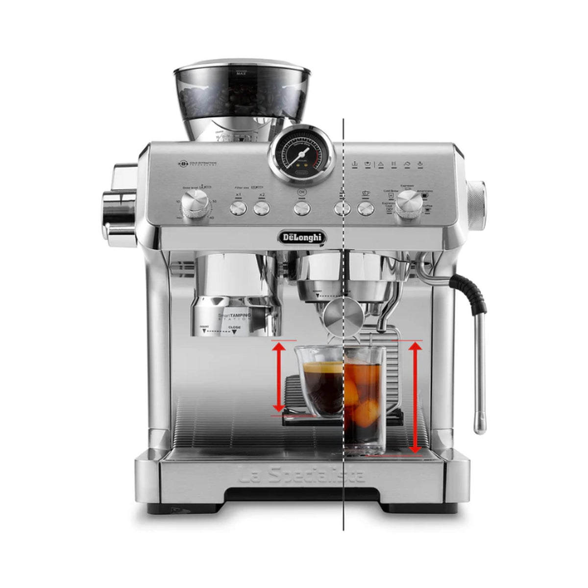 DeLonghi La Specialista Opera Manual Pump Espresso Machine EC9555.M