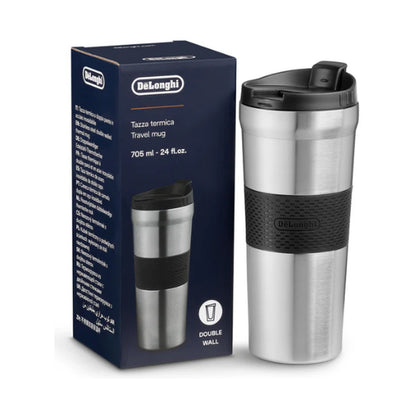 DeLonghi Thermal Travel Cup Stainless Steel 705ml DLSC083