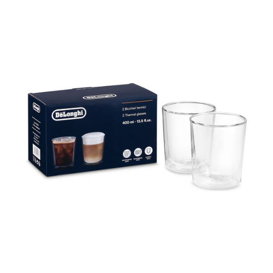 DeLonghi Double Thermal Glasses 2 x 400ml - DLSC318