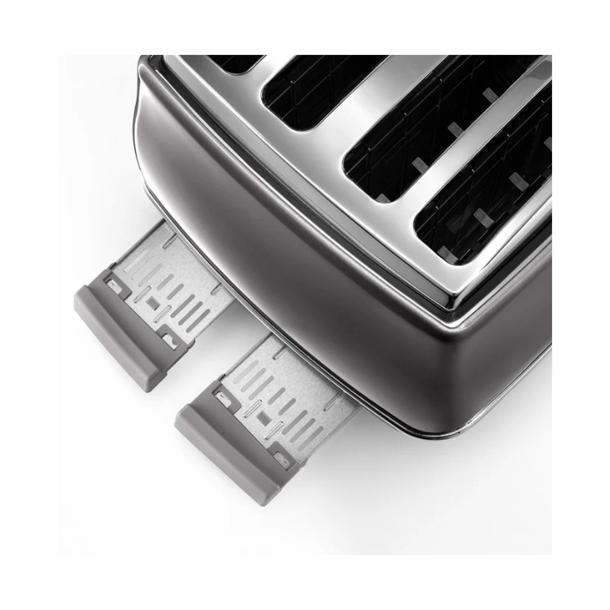 DeLonghi Icona Metallics 4 Slice Toaster Iridescent Grey CTOT4003.GY