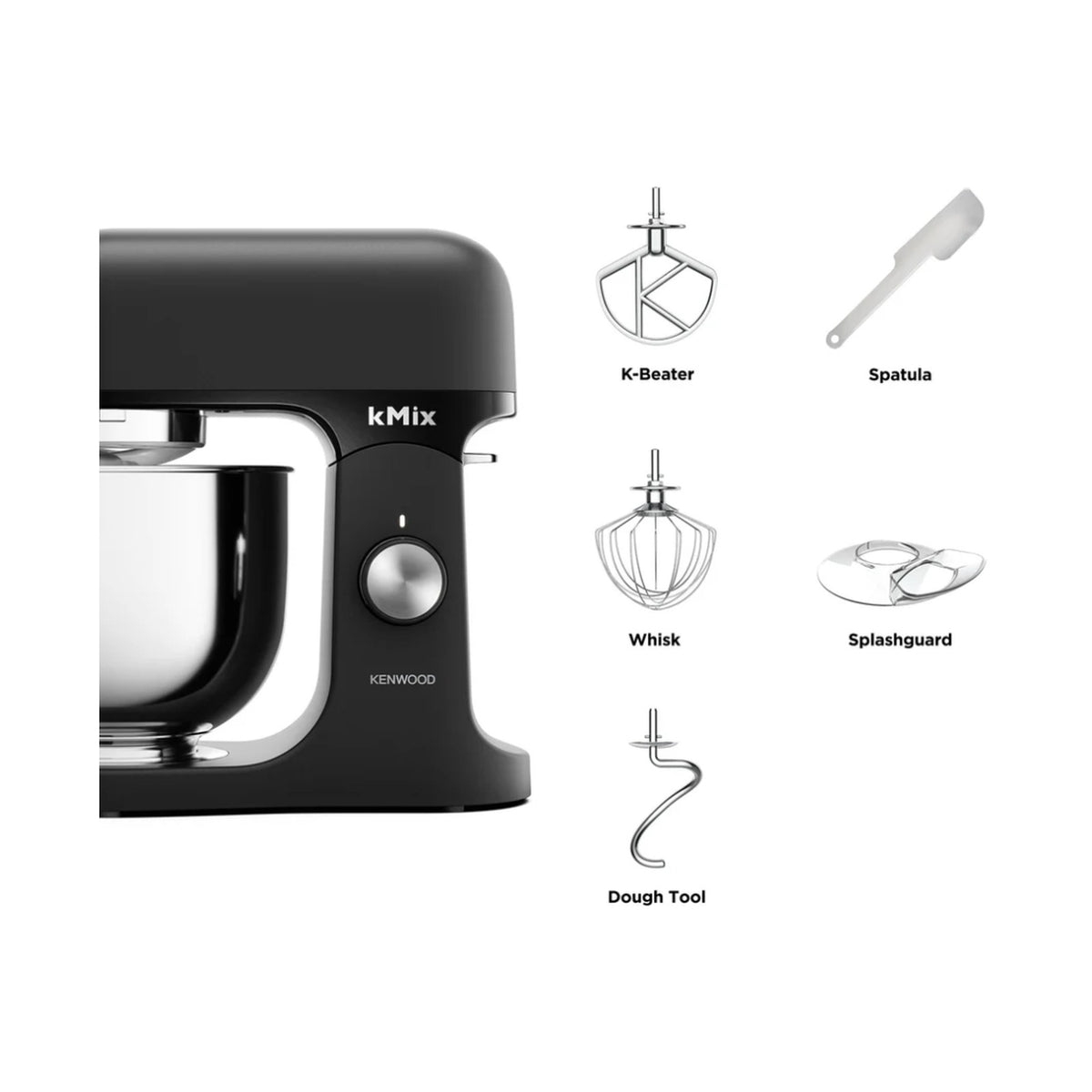 Kenwood kMix Stand Mixer Matt Black KMX751ABK