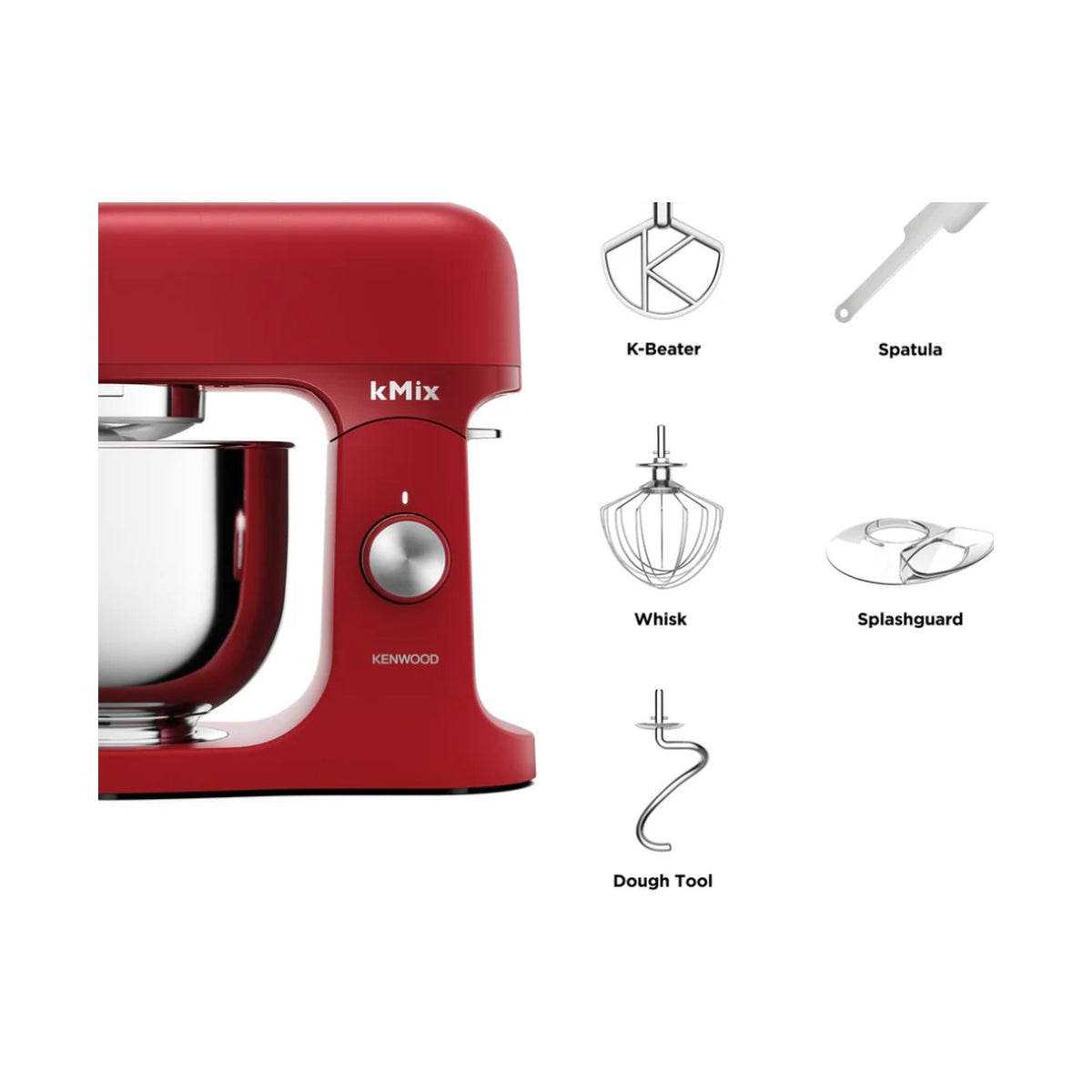 Kenwood kMix Stand Mixer Matt Red KMX751ARD