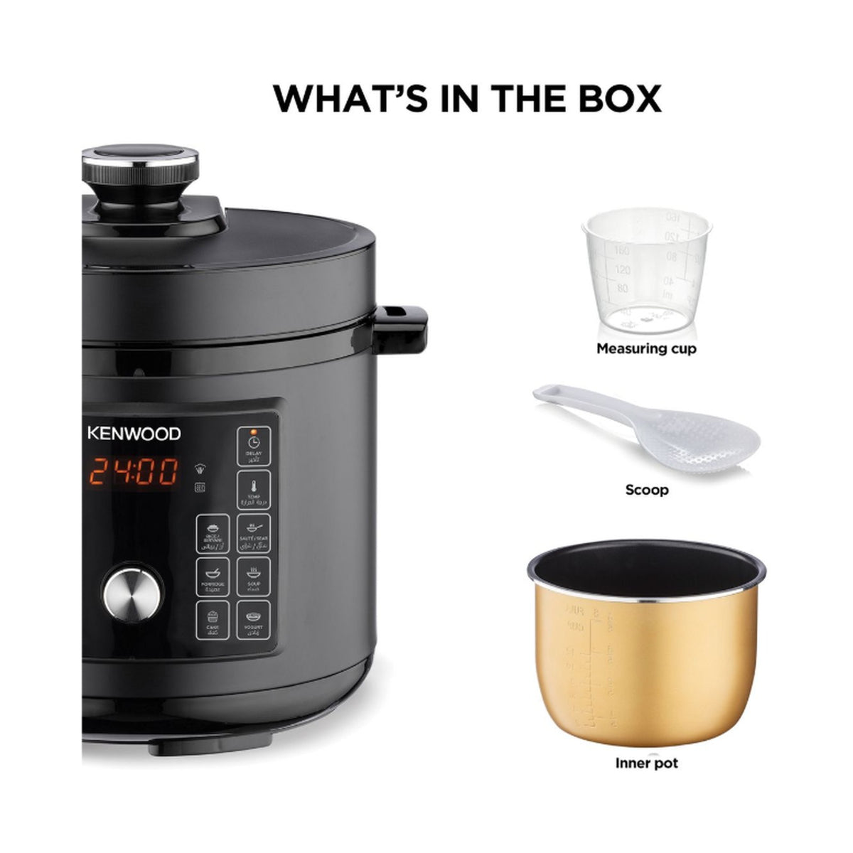 Kenwood MultiCooker 16 in 1 6L PCM90.000BK