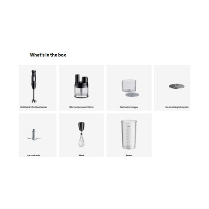 Braun Hand Blender MultiQuick 5 Pro 5 MQ55755M