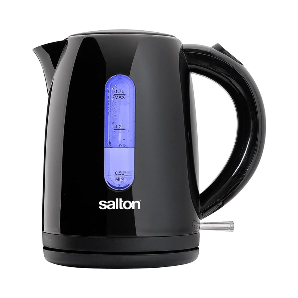 Salton Plastic Black 1.7L Kettle SPK01B